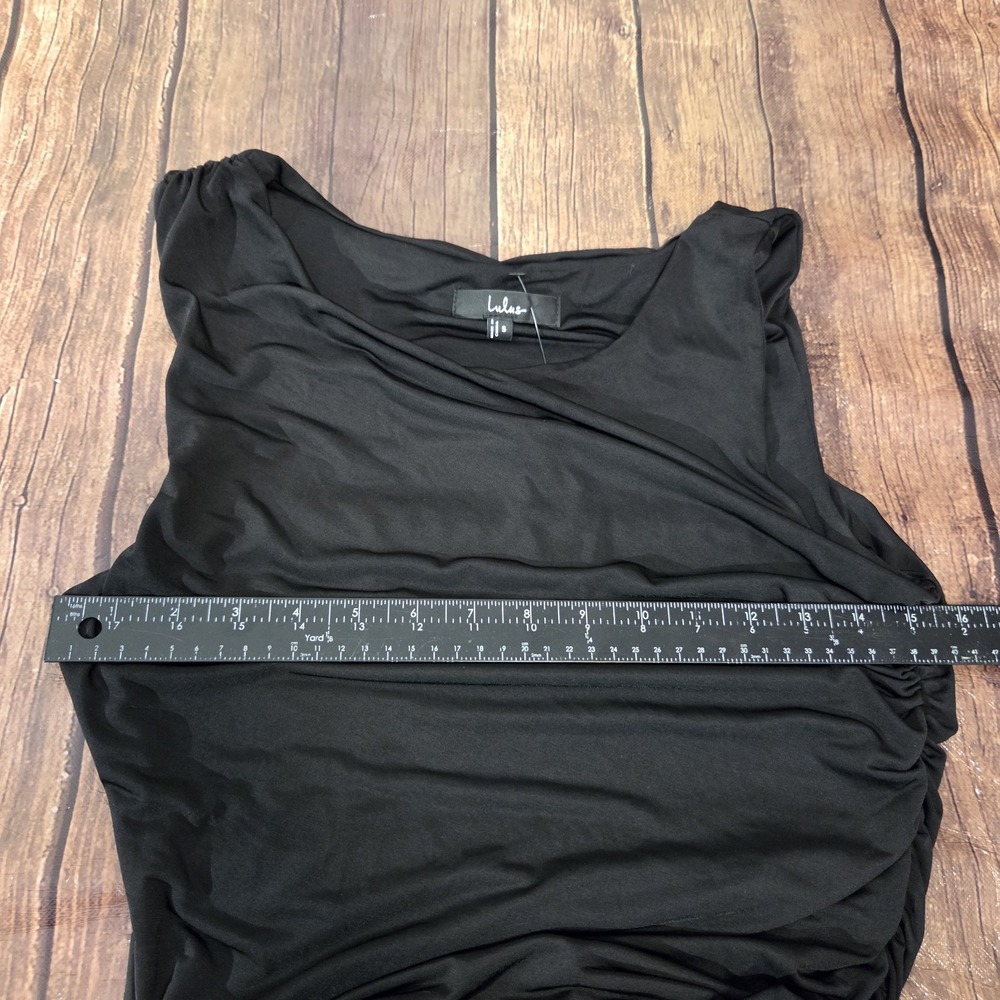 Lulu's Black Sleeveless Maxi Dress with Side Slit - Picture 3 of 13